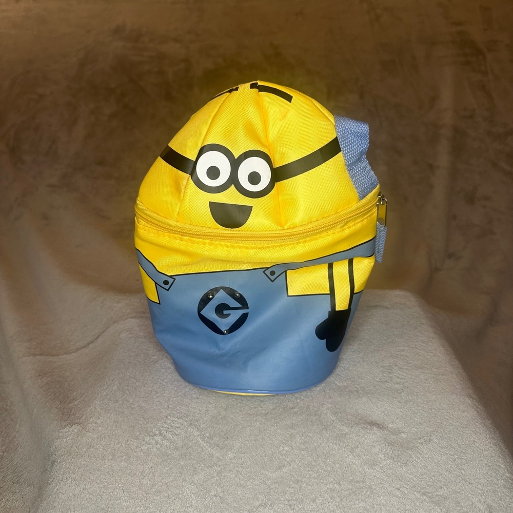 Despicable Me Minion Character Lunch Bag Insulated Zippered Kids